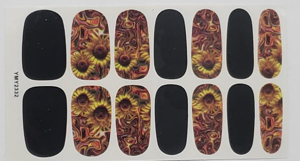 Abstract Sunflowers