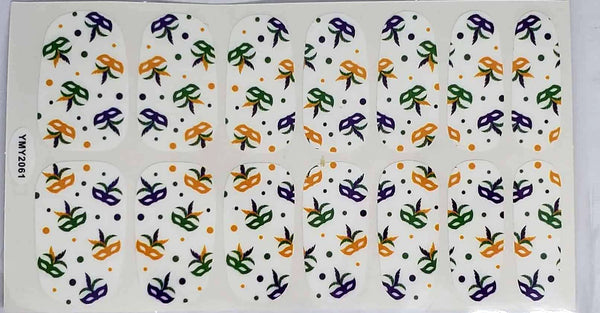 Mardi Grass stars masks