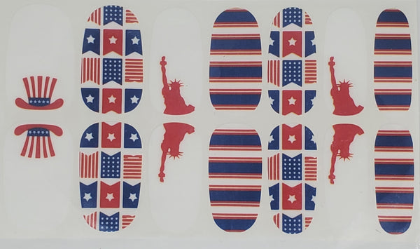 Liberty and Stars-Independence day