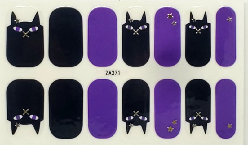 Black Kitty and Purple