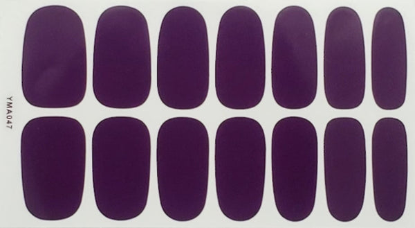 Eggplant Purple - Solid Design
