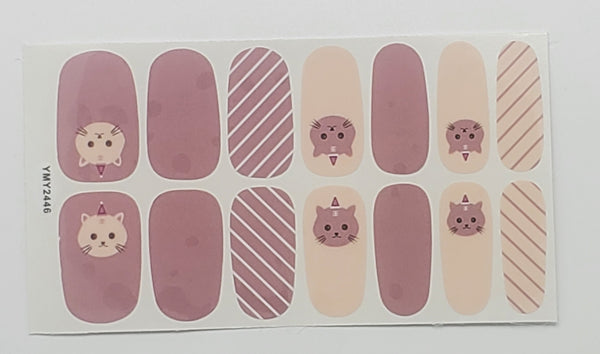 Pink Christmas cats- Christmas Design