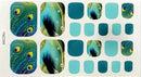 Peacock Feathers Pedi Set