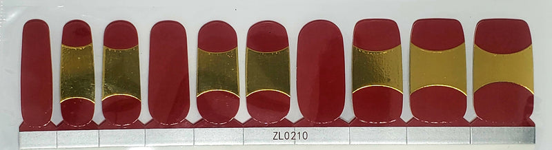 Red and gold tips