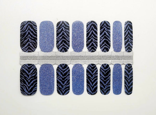 Blue Zebra-Animal Print Design