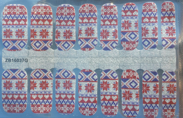 Hearts and poinsettias