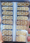 Metallic Gold Deco-Overlay Design