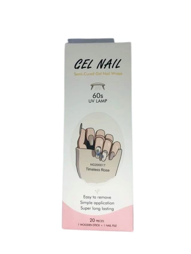 Gel Nail Wraps-Timeless Rose