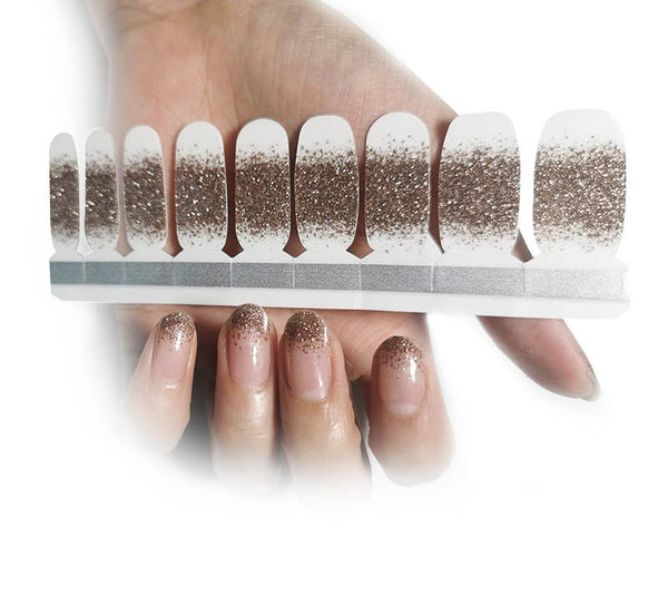 Glam Cocoa Tips-Glitter Design