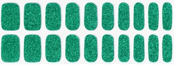Festive in green-Semicured Gel wraps PREORDER