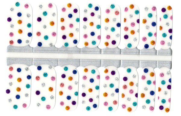 Polka Fun-Glitter Design