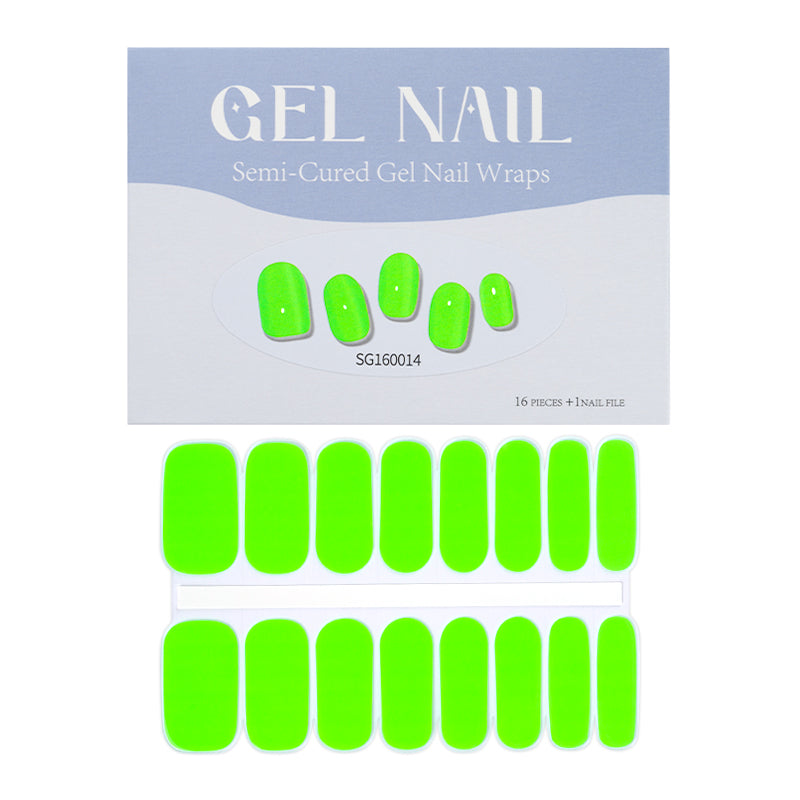 Green Paradise-PREORDER  NEW Gel Nail wraps 20% at checkout