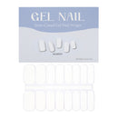 Rock White-PREORDER  NEW Gel Nail wraps 20% at checkout