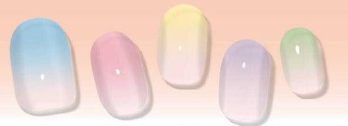 Rainbow ombre-PREORDER  NEW Gel Nail wraps