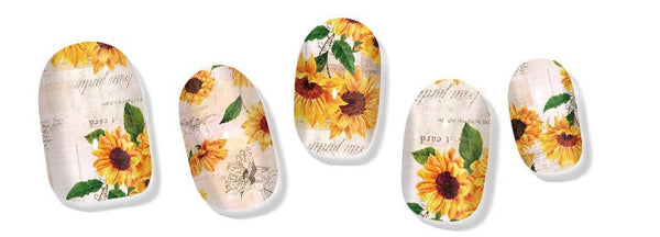 Sunflower Diary-NEW Gel Nail wraps