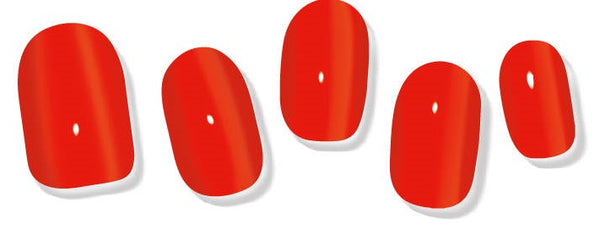 Classy red-Gel Nail wraps