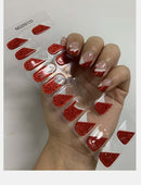 Santa Claus is coming to town-Semicured Gel wraps