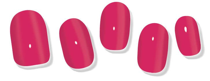 Sweet fuschia-Gel Nail wraps