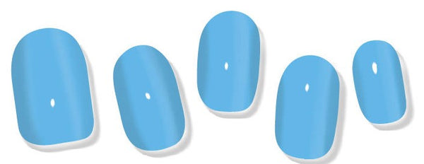 Sky blue-Gel Nail wraps