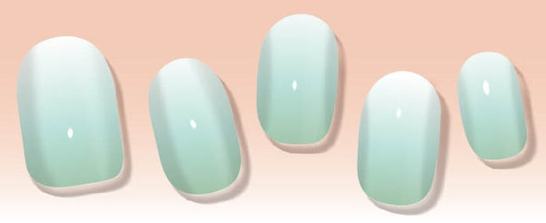 Sweet mint ombre-Gel Nail wraps